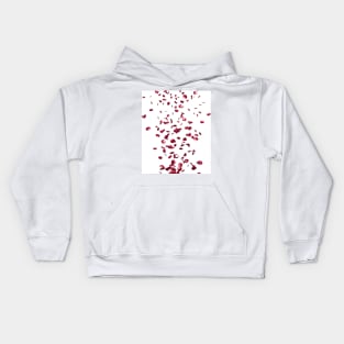 rose petals Kids Hoodie